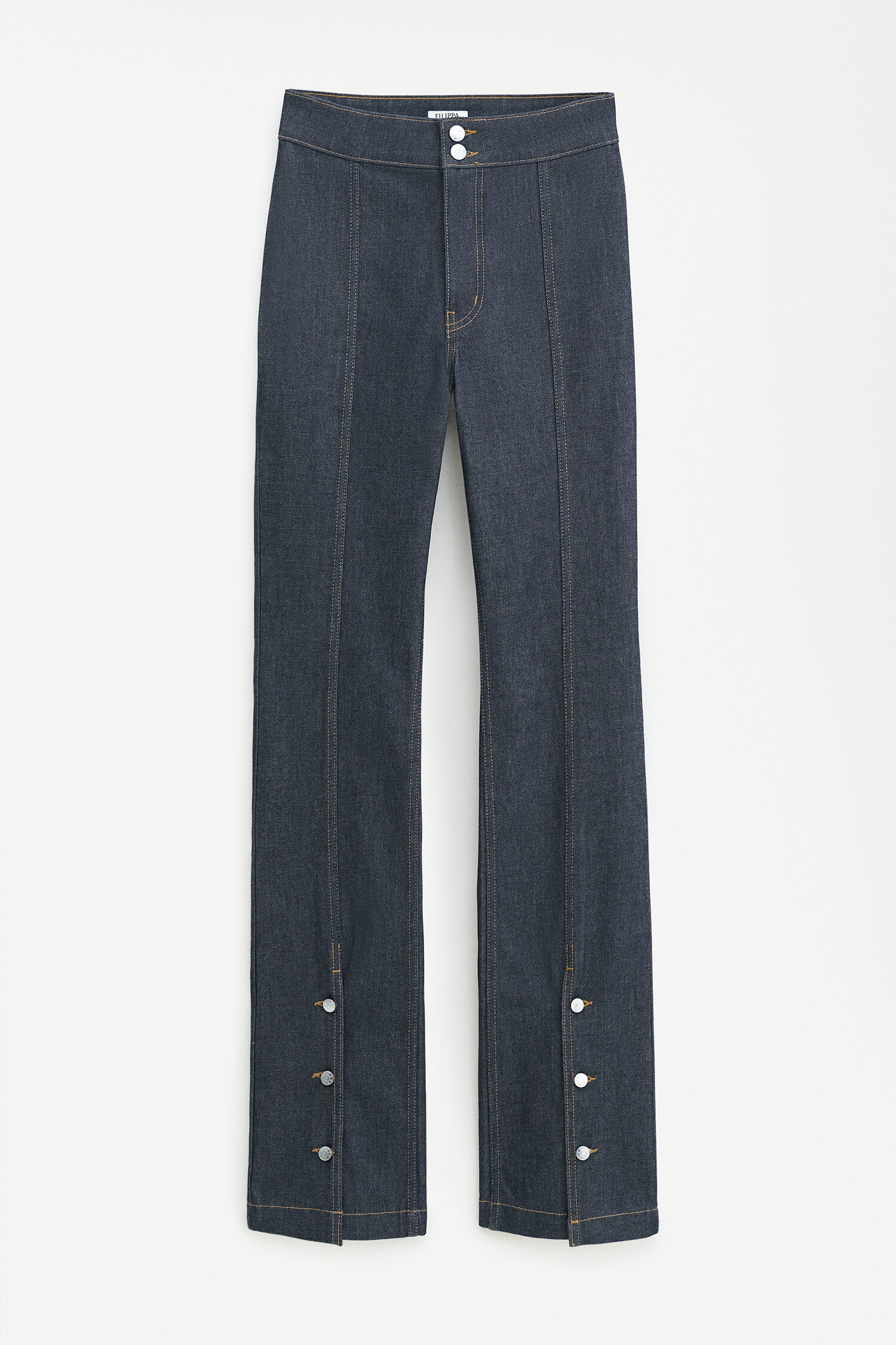 90s Stretch Button Front Jeans